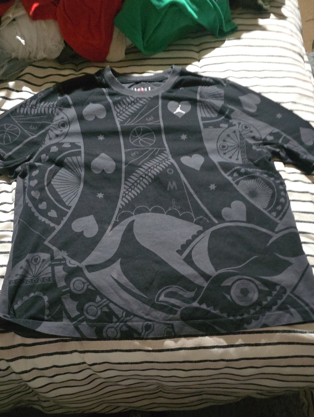 Black Graphic Skate-Style T-Shirt JORDAN
